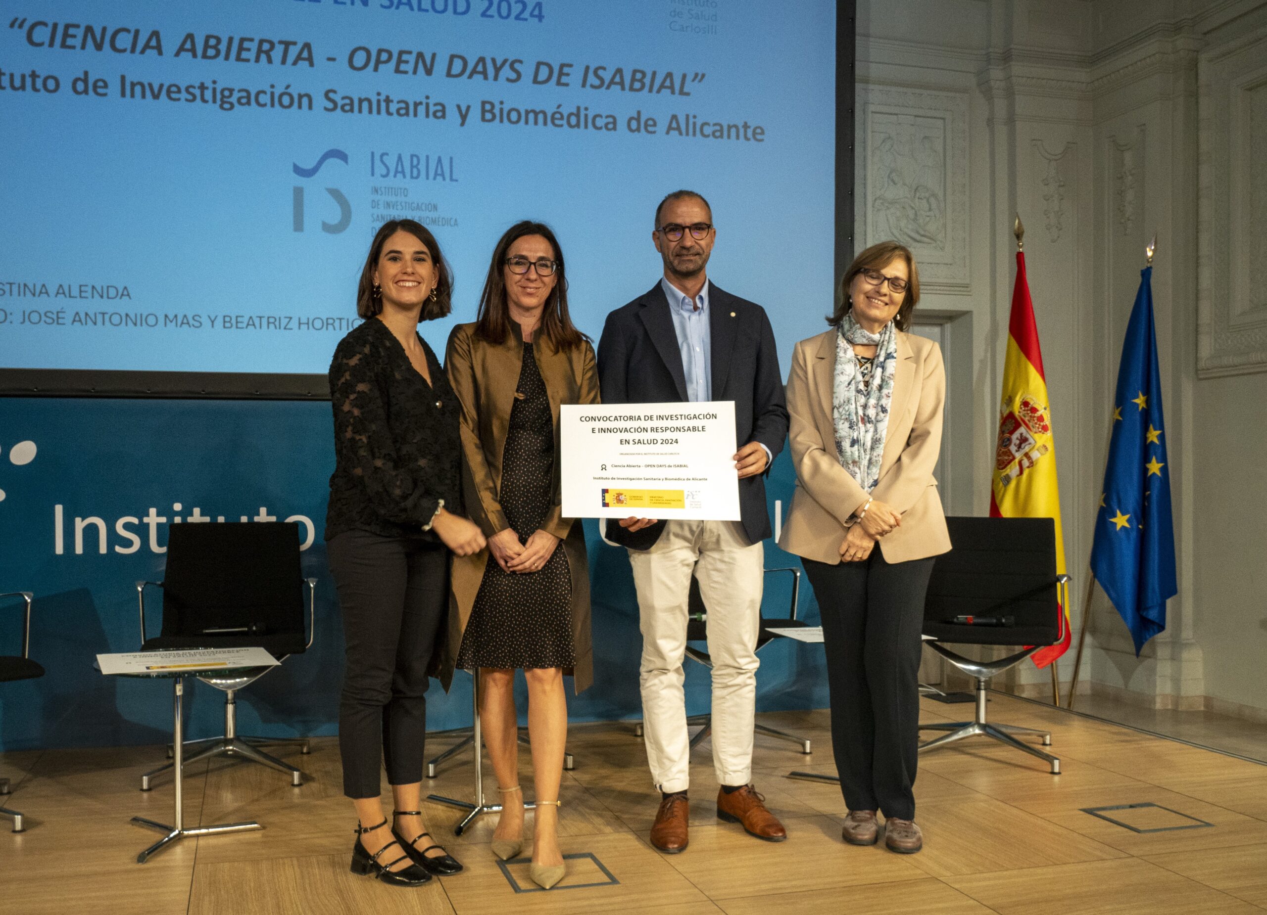 ISABIAL obtiene un premio nacional en Investigación e Innovación Responsable por el proyecto de participación ciudadana OPEN DAYS